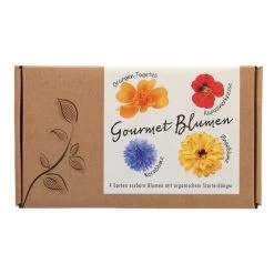 Blumensamen-Set Gourmet Blumen, Essbar, Bienenfreundlich, Dekorativ