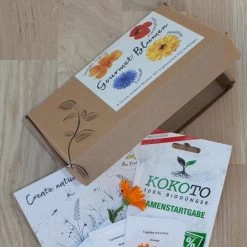 Blumensamen-Set Gourmet Blumen, Essbar, Bienenfreundlich, Dekorativ 7 Blumensamen-Set Gourmet Blumen, Essbar, Bienenfreundlich, Dekorativ -Gartenbedarf Verkäufe 0710403583 Blumensamen Set Gourmet Blumen 4essbare Sorten mit organ Duenger 3 60482