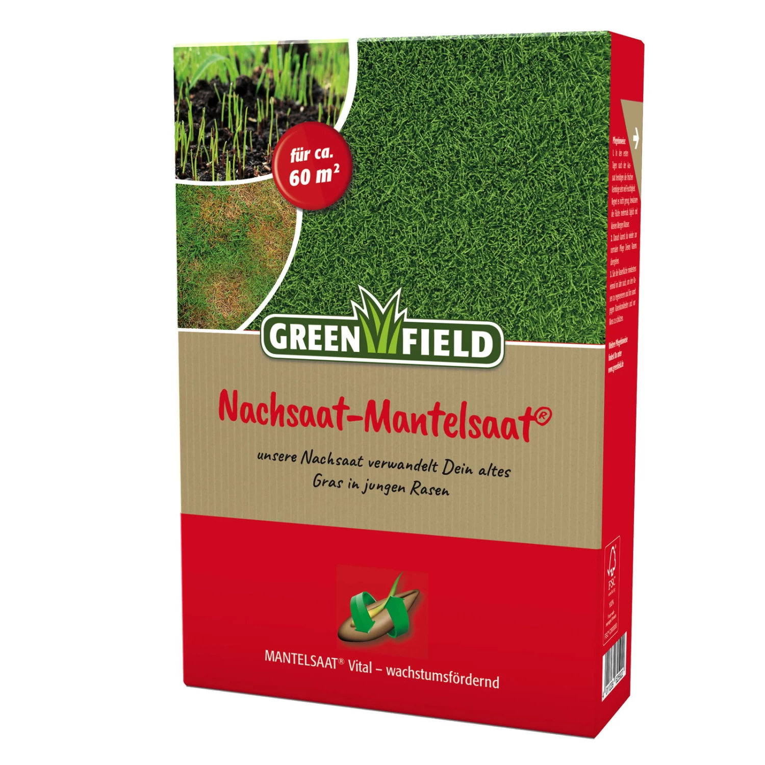 Rasensamen Für Nachsaat-Mantelsaat, 1 Kg 1 Rasensamen Für Nachsaat-Mantelsaat, 1 Kg