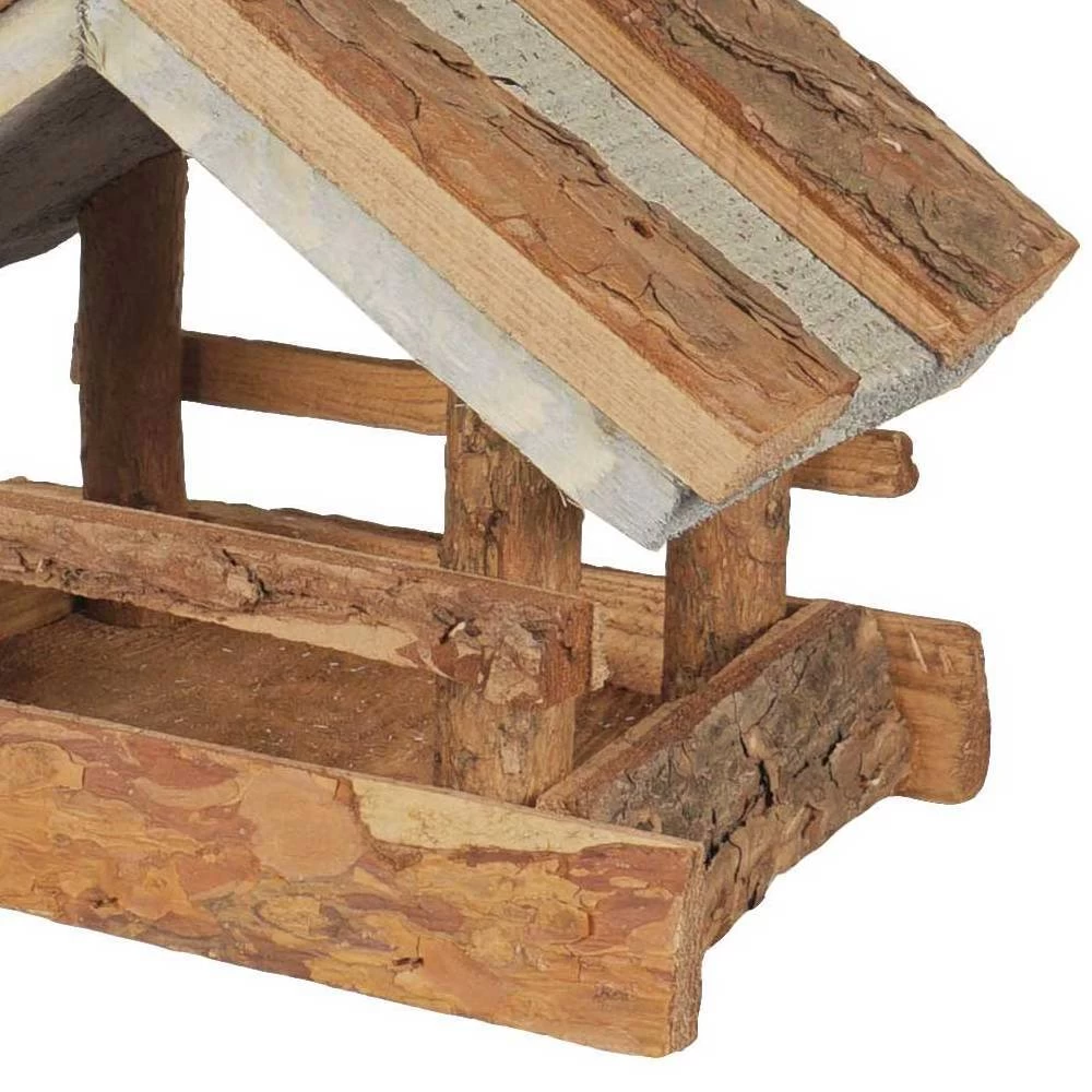 Vogelhaus Kiefer Mit Rindendach, Braun Und Cool-gray, 19 X 24 X 22 Cm 2 Vogelhaus Kiefer Mit Rindendach, Braun Und Cool-gray, 19 X 24 X 22 Cm – Bild 2