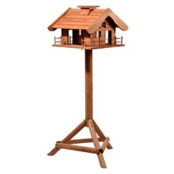 Vogelfutterhaus Almhütte Mit Liebevollen Details, Inkl. Ständer, FSC®, Ca. 56 X 46 X 35,5 Cm -Gartenbedarf Verkäufe 0910101340 Vogelfutterhaus Almhuette inkl Staender FSC ca56x46x35 5cm 2 55392