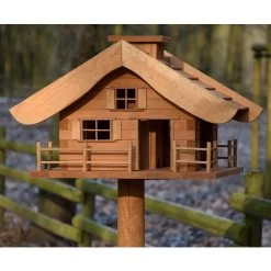 Vogelfutterhaus Almhütte Mit Liebevollen Details, Inkl. Ständer, FSC®, Ca. 56 X 46 X 35,5 Cm -Gartenbedarf Verkäufe 0910101340 Vogelfutterhaus Almhuette inkl Staender FSCca56x46x35 5cm 5 60496