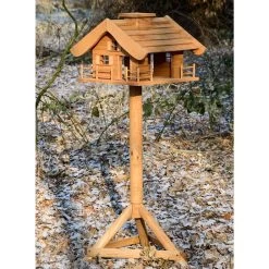 Vogelfutterhaus Almhütte Mit Liebevollen Details, Inkl. Ständer, FSC®, Ca. 56 X 46 X 35,5 Cm -Gartenbedarf Verkäufe 0910101340 Vogelfutterhaus Almhuette inkl Staender FSCca56x46x35 5cm 6 60495
