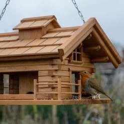 Vogelfutterhaus 'Almhütte 2.0', Braun, Holz -Gartenbedarf Verkäufe 0910101449 Vogelfutterhaus Almhuette 6 96590