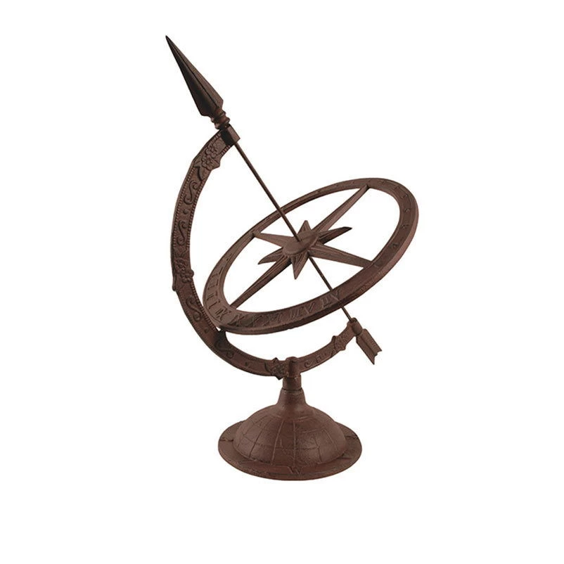 Sonnenuhr Aus Gußeisen, Ca. 47x35x54,5 Cm 1 Sonnenuhr Aus Gußeisen, Ca. 47x35x54,5 Cm