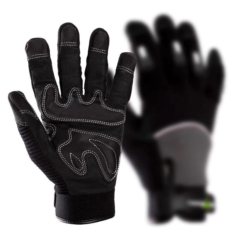 Kölle Arbeitshandschuhe "Esko" Gr. 10, Schwarz, Mit Fingerschutz 2 Kölle Arbeitshandschuhe "Esko" Gr. 10, Schwarz, Mit Fingerschutz – Bild 2