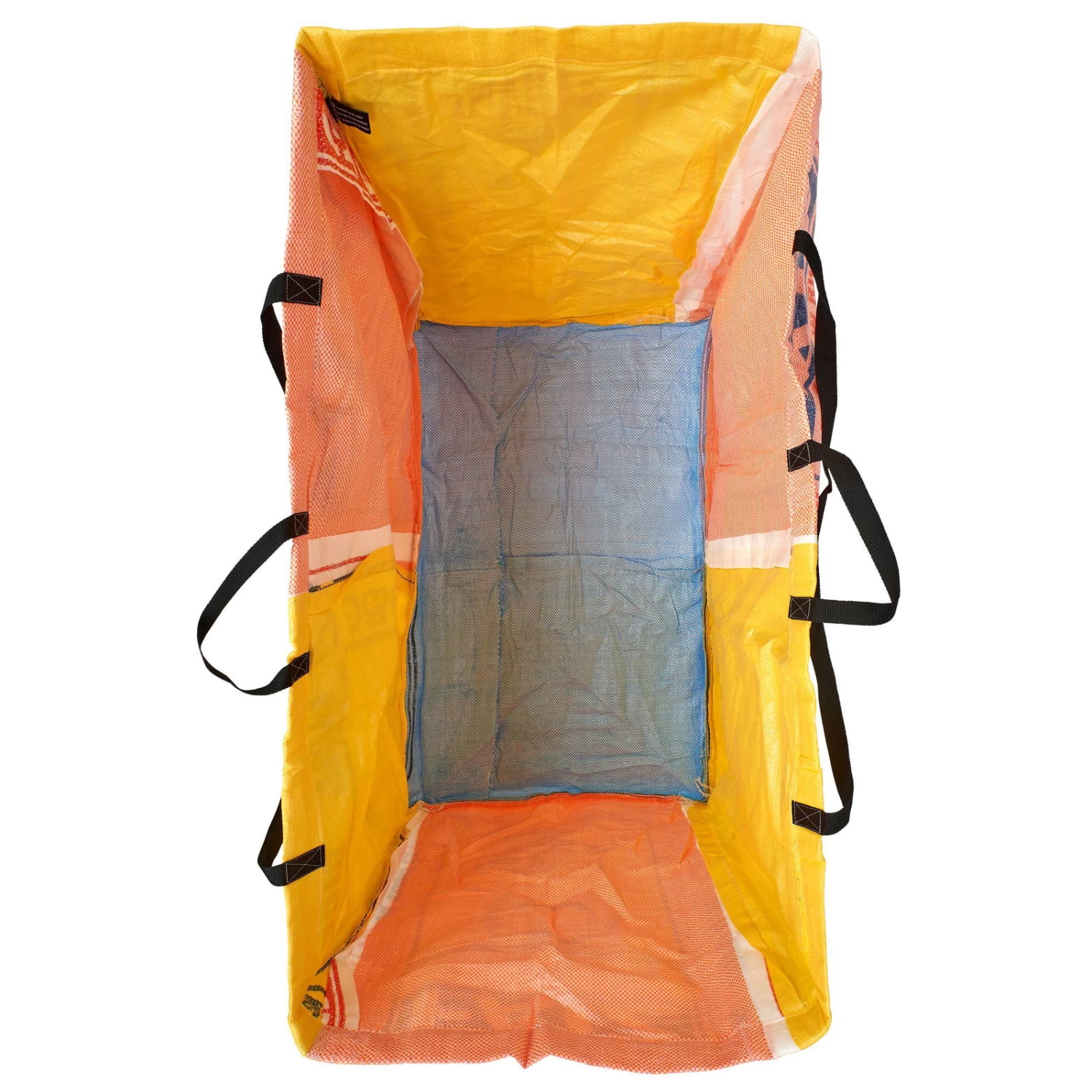 Gartenabfalltasche Aus Reissäcken, Bunt 2 Gartenabfalltasche Aus Reissäcken, Bunt – Bild 2