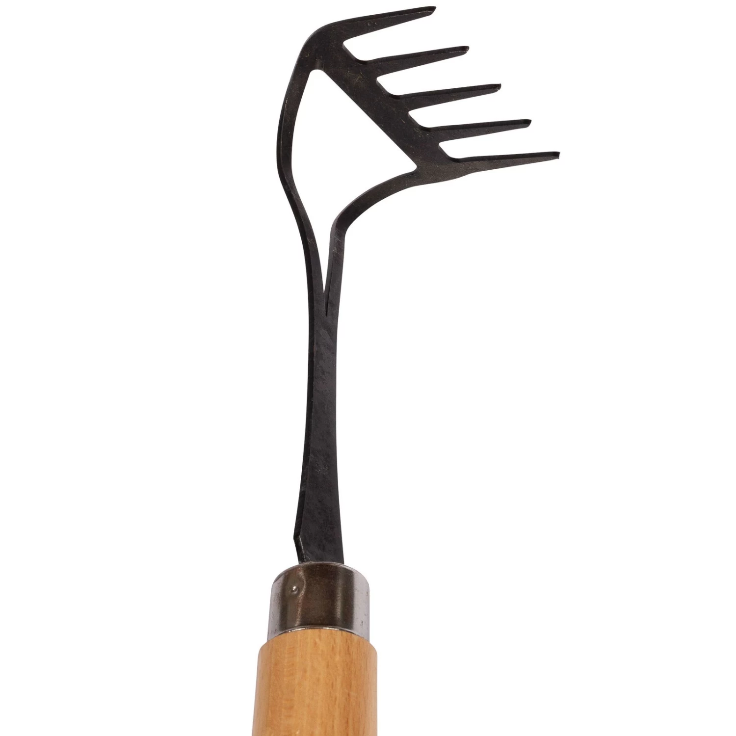 Kölle Handrechen, Handgeschmiedet, Kohlenstoffstahl, Stiel 50 Cm, Buche 2 Kölle Handrechen, Handgeschmiedet, Kohlenstoffstahl, Stiel 50 Cm, Buche – Bild 2