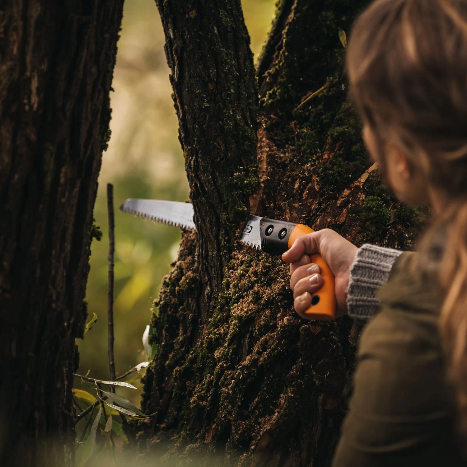 Fiskars Handsäge M. Feststehendem Blatt 3 Fiskars Handsäge M. Feststehendem Blatt – Bild 3