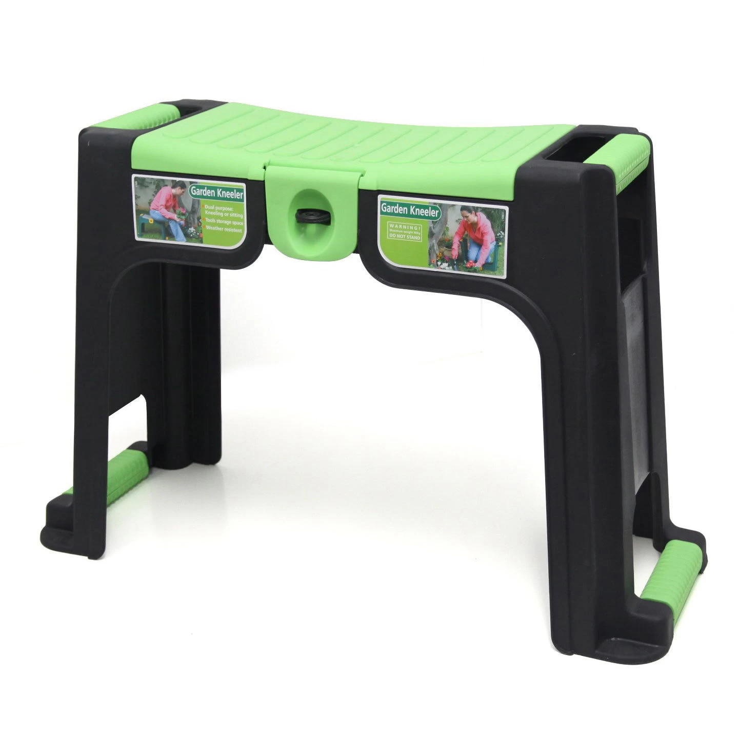 Gartenhocker Mit Staufach, Tragkraft 100 Kg 3 Gartenhocker Mit Staufach, Tragkraft 100 Kg – Bild 3