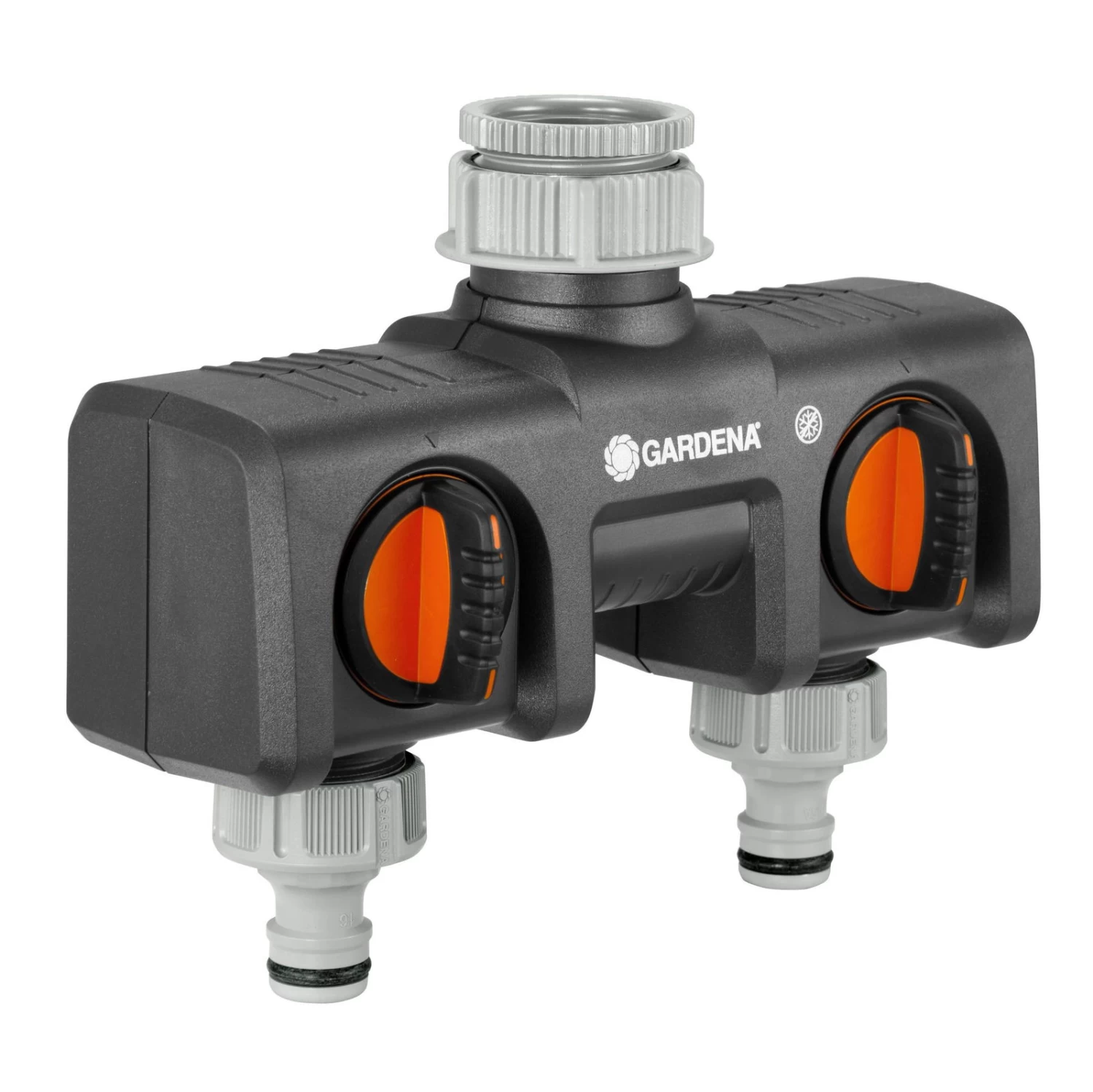 2-Wege-Verteiler, Für Gardena-Bewässerungscomputer, Wasserfluss Anpassbar 1 2-Wege-Verteiler, Für Gardena-Bewässerungscomputer, Wasserfluss Anpassbar