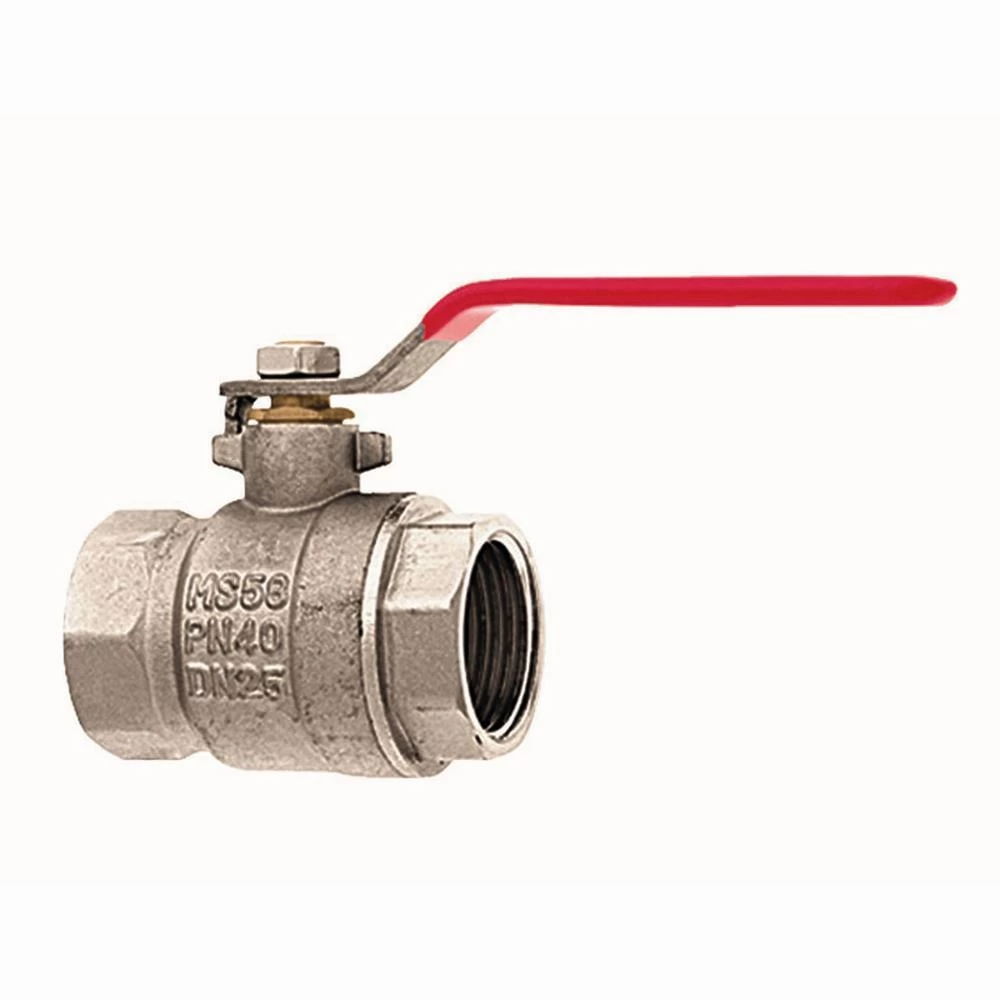 Vernickelter Kugelhahn 1 Vernickelter Kugelhahn