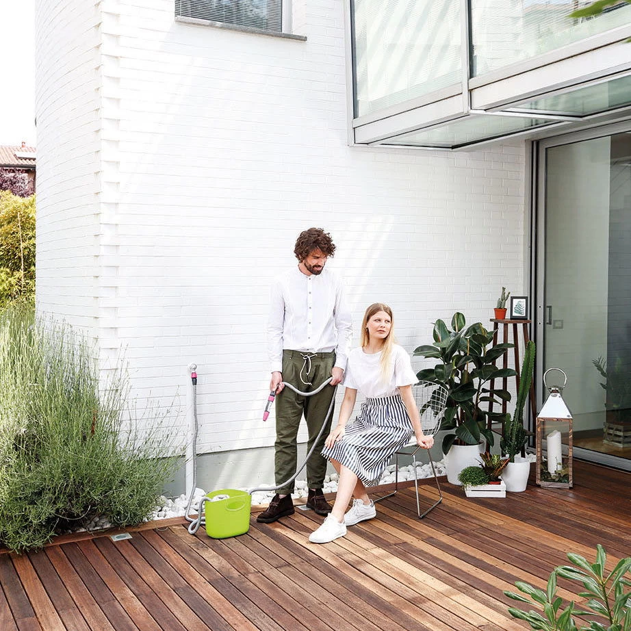 Aquapop Mit Selbstaufdehnbarem Schlauch, 5-15m, Lime, Kunststoff / Polyester 5 Aquapop Mit Selbstaufdehnbarem Schlauch, 5-15m, Lime, Kunststoff / Polyester – Bild 5