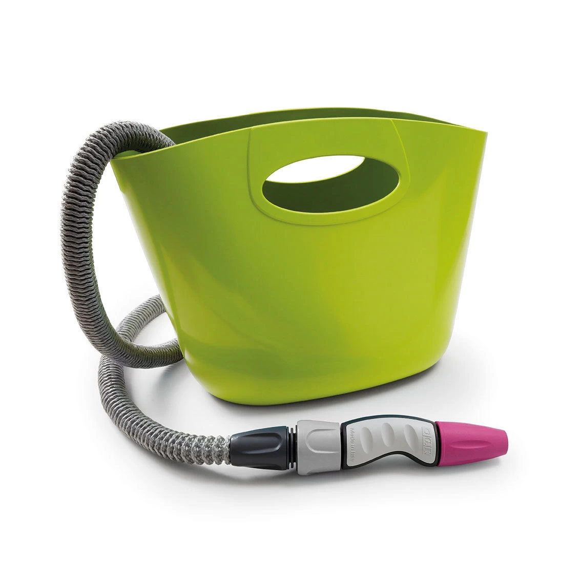 Aquapop Mit Selbstaufdehnbarem Schlauch, 5-15m, Lime, Kunststoff / Polyester 1 Aquapop Mit Selbstaufdehnbarem Schlauch, 5-15m, Lime, Kunststoff / Polyester