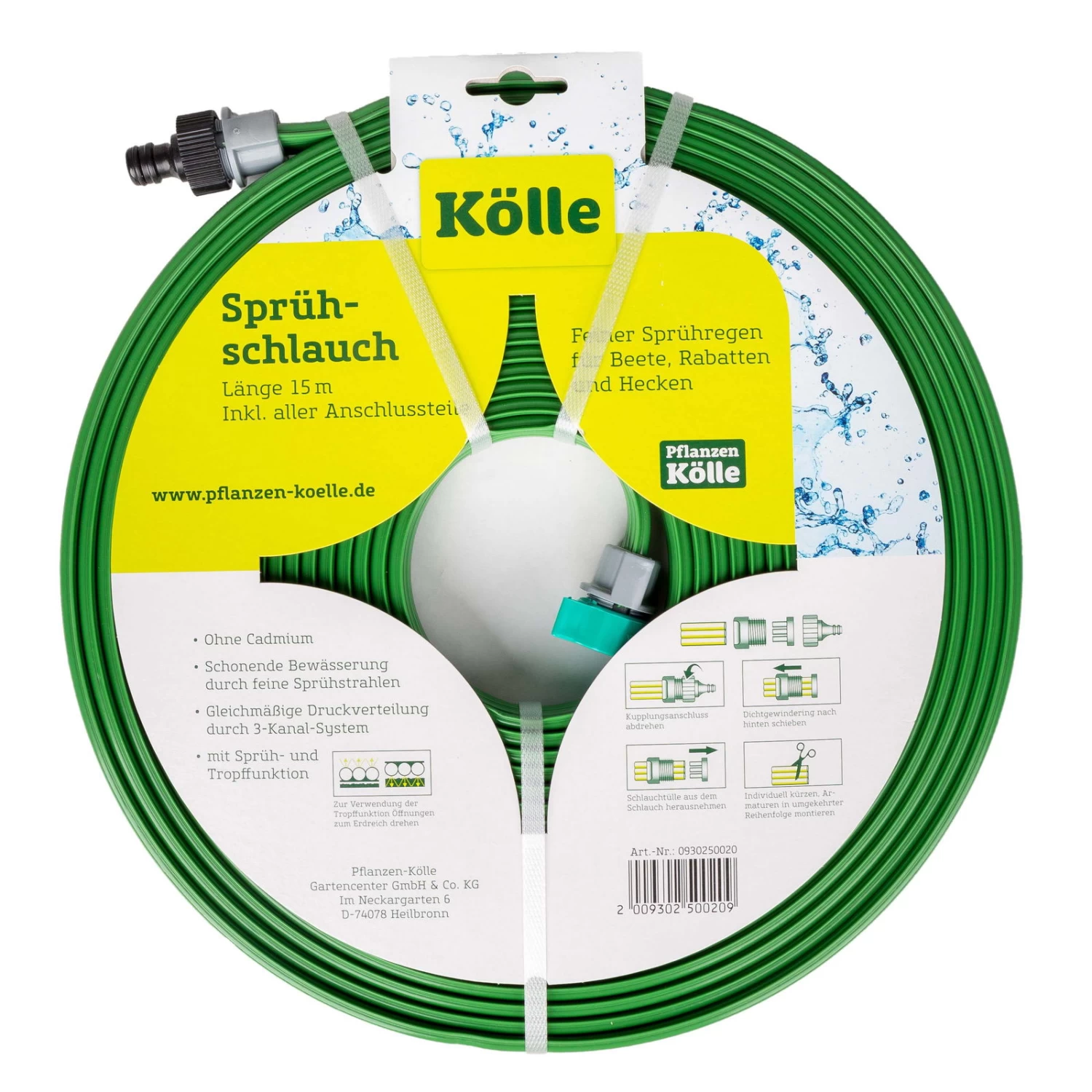 Kölle Sprühschlauch, 15 M Lang 1 Kölle Sprühschlauch, 15 M Lang