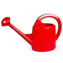 Stöckli Gießkanne, Rot, Mit Brausekopf, Kunststoff -Gartenbedarf Verkäufe 0930401296 Damengiesskanne 7l mit Brause rot3 74255