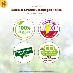 Solabiol Kirschfruchtfliegenfalle, 5er-Pack 6 Solabiol Kirschfruchtfliegenfalle, 5er-Pack -Gartenbedarf Verkäufe 0950200760 Solabiol Kirschfruchtfliegenfalle 5Stueck 2 107241