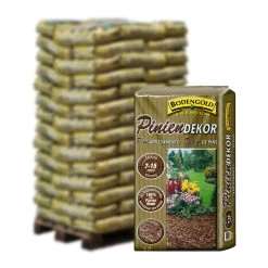 Piniendekor Braun, 7-15 Mm, 2340 L Gesamt, 39 Sack á 60 L