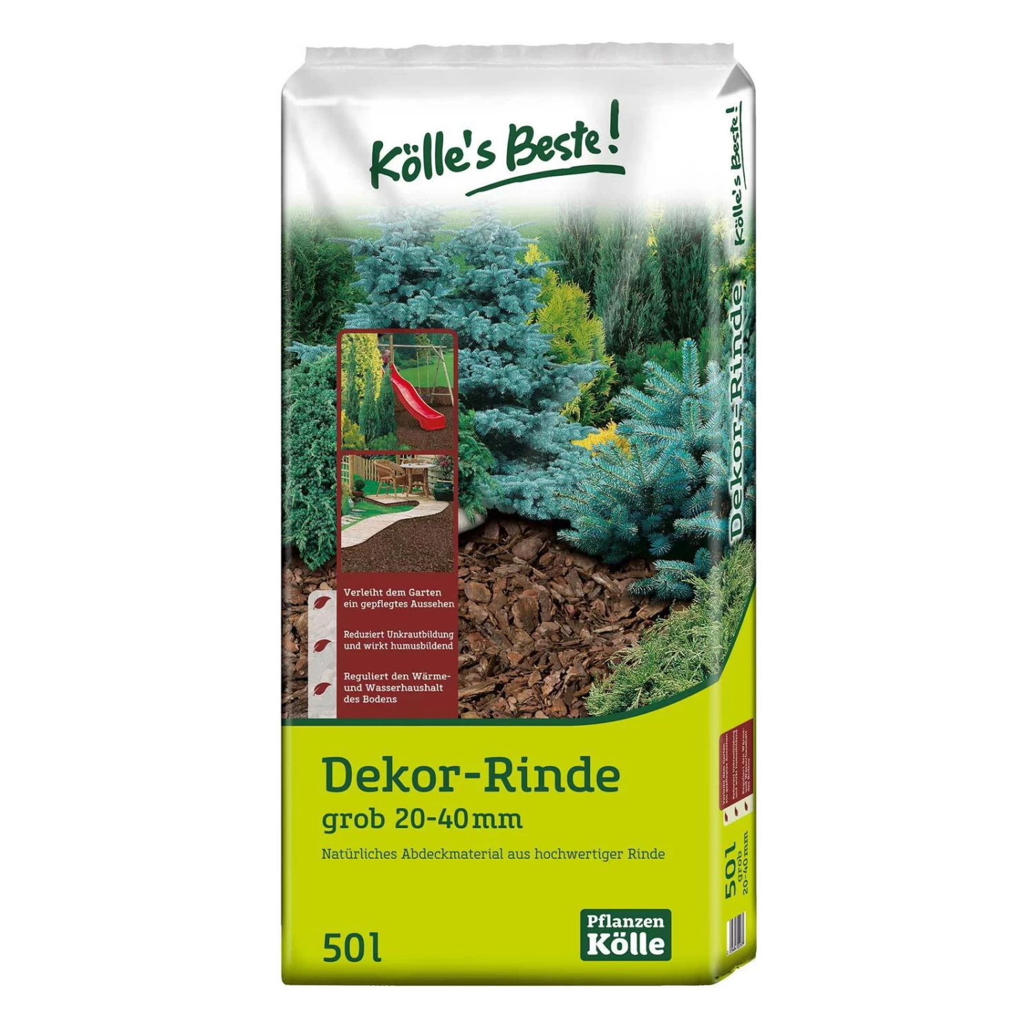 Kölle's Beste Dekor-Rinde Grob, 2250l, 45 Sack á 50l 2 Kölle's Beste Dekor-Rinde Grob, 2250l, 45 Sack á 50l – Bild 2