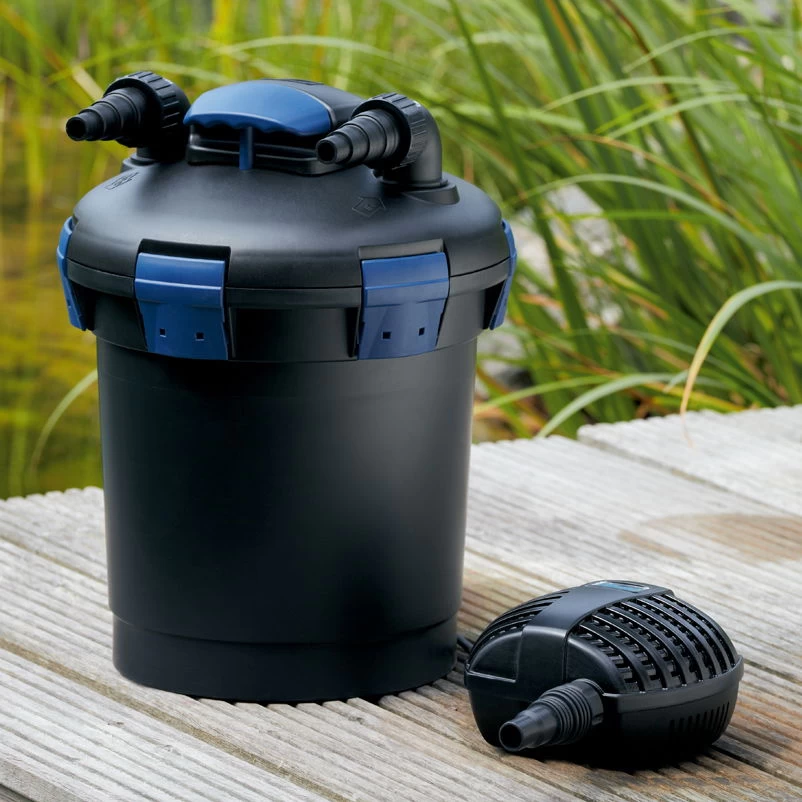 OASE BioPress Set 6000 Druckfilterset Mit UVC Und Filterpumpe 1 OASE BioPress Set 6000 Druckfilterset Mit UVC Und Filterpumpe