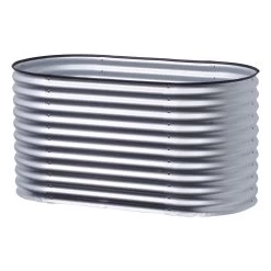 Hochbeet 'Welle', Oval, Mit Kantenschutz