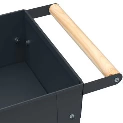 Hochbeet-Trolley Mit Rädern, Anthrazit, Metall, 75 X 35 X 80 Cm, 47 L -Gartenbedarf Verkäufe 0980250141 Urban Garden Trolly auf Raedern anthrazit 2 84500