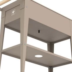 Hochbeet-Trolley Mit Rädern, Taupe, Metall, 75 X 35 X 80 Cm, 47 L -Gartenbedarf Verkäufe 0980250143 Urban Garden Trolly auf Raedern taupe 4 84524