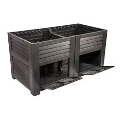 Maxi-Hochbeet Mit 2 Fächern, Anthrazit, Polypropylen, L150 X B76 X H78 Cm 5 Maxi-Hochbeet Mit 2 Fächern, Anthrazit, Polypropylen, L150 X B76 X H78 Cm -Gartenbedarf Verkäufe 0980250147 Maxi Hochbeet mit 2 Staufaechern anthrazit 1 88866