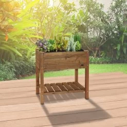 Kiefer-Hochbeet 'Emma' Inkl. Wurzeltuch, FSC®-Holz, Ca. 78 X 40 X 78 Cm