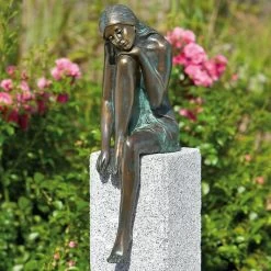 Gartenfigur "Emanuelle" Von Rottenecker, Bronze, Höhe: 40 Cm