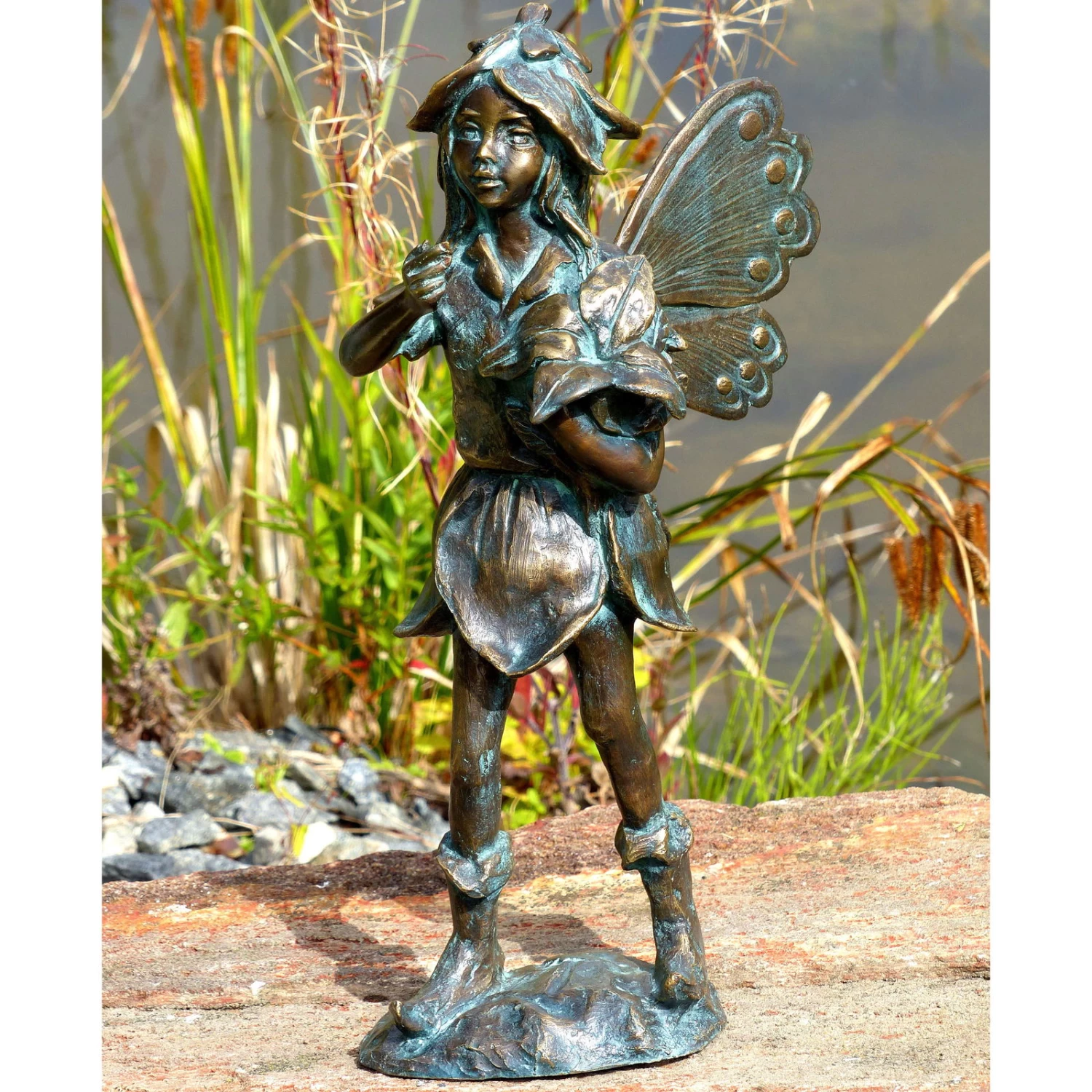 Rottenecker Fee Stehend, Bronze, 36 X 18 X 19 Cm 2 Rottenecker Fee Stehend, Bronze, 36 X 18 X 19 Cm – Bild 2