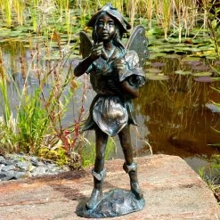 Rottenecker Fee Stehend, Bronze, 36 X 18 X 19 Cm 5 Rottenecker Fee Stehend, Bronze, 36 X 18 X 19 Cm -Gartenbedarf Verkäufe 0980306259 Fee stehend H36xB18xT19cm 75585