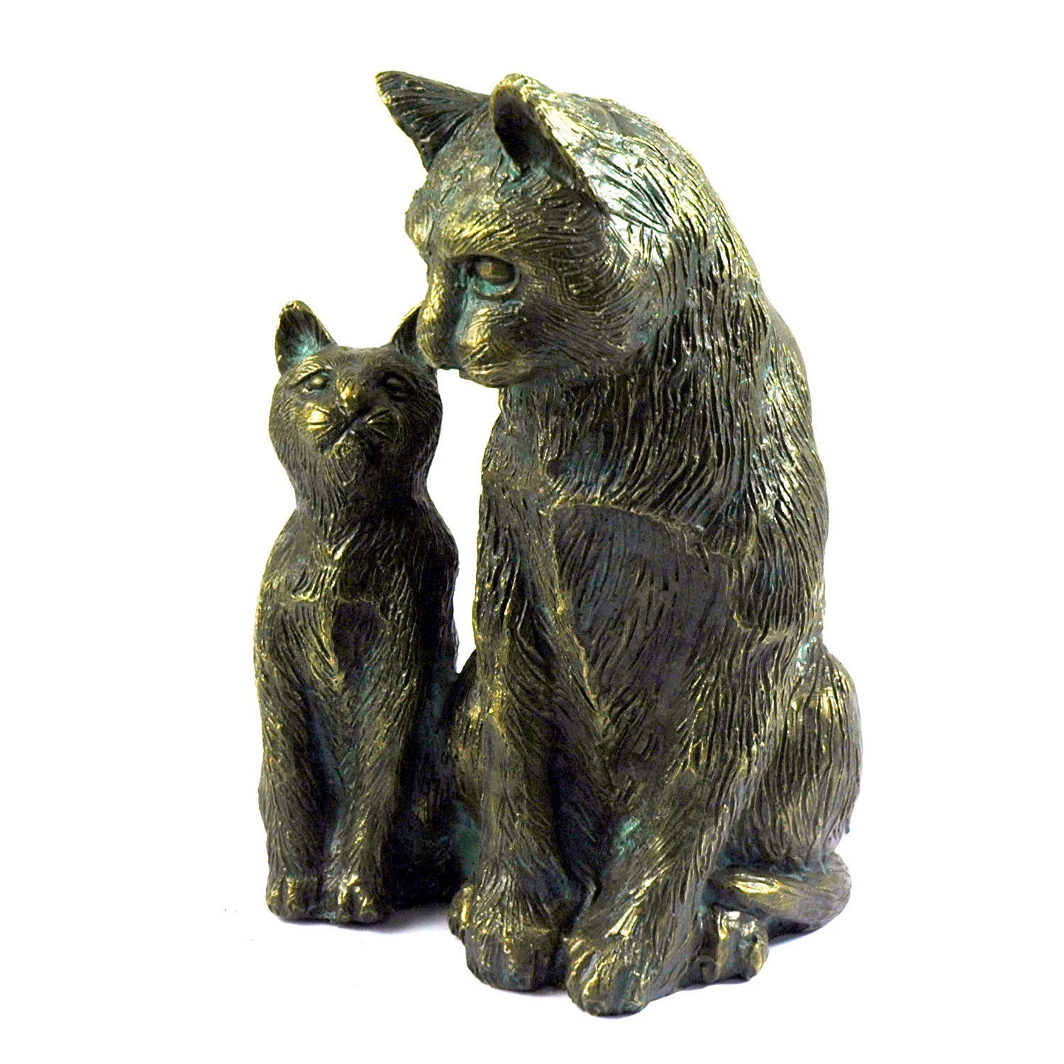 Rottenecker Bronze-Katze Mit Baby, 22 X 13,5 X 11 Cm 1 Rottenecker Bronze-Katze Mit Baby, 22 X 13,5 X 11 Cm