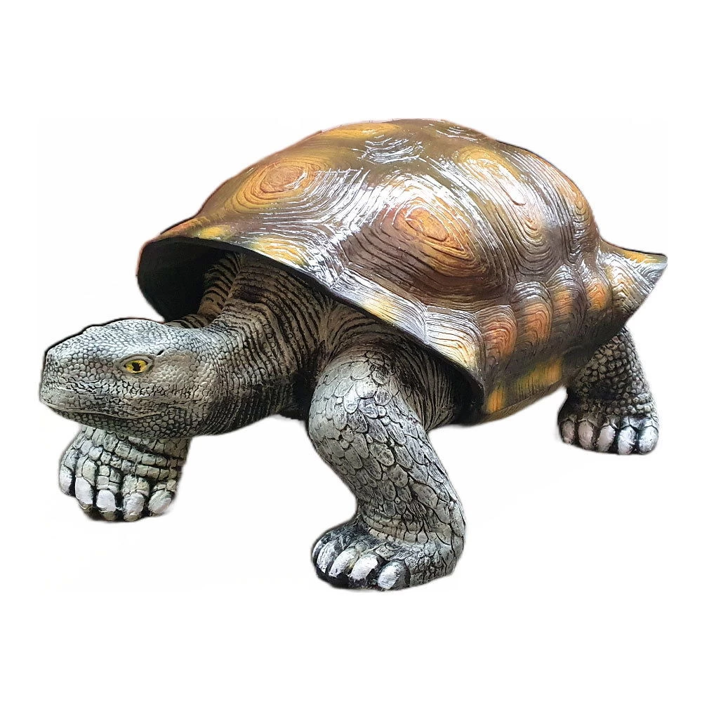 Schildkröte, Grün/braun, Höhe Ca. 44 Cm 1 Schildkröte, Grün/braun, Höhe Ca. 44 Cm