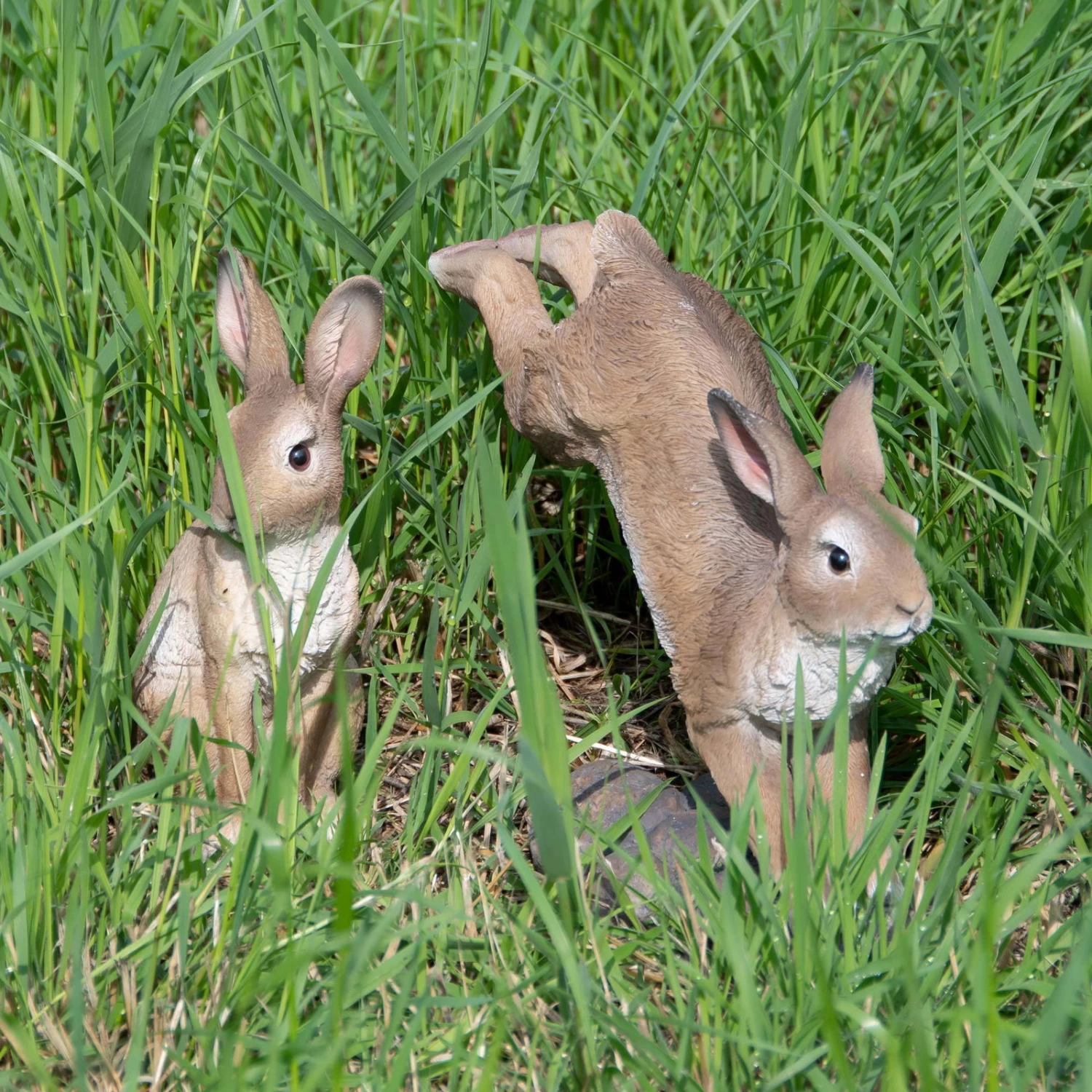 Hase Sitzend, Braun, 11,2 X 9 X 23,9 Cm 1 Hase Sitzend, Braun, 11,2 X 9 X 23,9 Cm