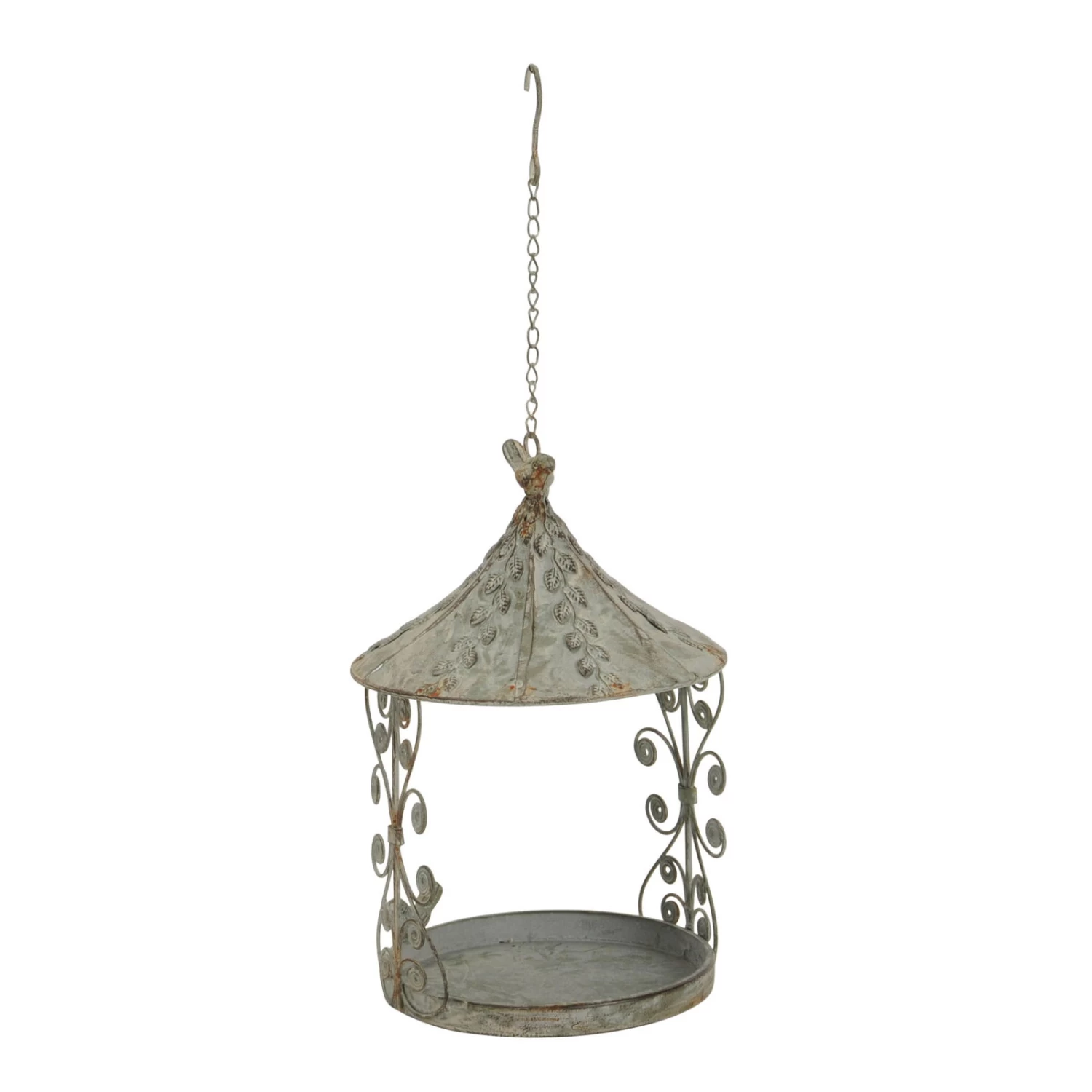 Futterhaus Zum Hängen, Grau-braun, Ø 23 X H 25 Cm 1 Futterhaus Zum Hängen, Grau-braun, Ø 23 X H 25 Cm