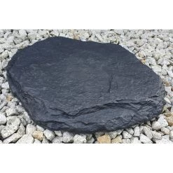 Beton-Trittstein 'Typ A', Anthrazit, In Natursteinoptik, 42 X 37 X 3 Cm