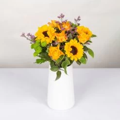 Gemischter Blumenbund 'Sommergruß' Inkl. Gratis Grußkarte 5 Gemischter Blumenbund 'Sommergruß' Inkl. Gratis Grußkarte -Gartenbedarf Verkäufe 1025700005 DIY Mixbund Sommergruss Helianthus Rose Santini Statice 2 94406