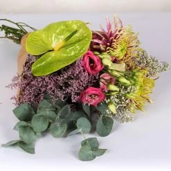 Gemischter Blumenbund 'Baltazar Mit Anthurie' Inkl. Gratis Grußkarte -Gartenbedarf Verkäufe 1025700011 DIY Mixbund Baltazar mit Anthurie Chrysa Lisi Gypso Statice Euka Anthurie 2 94430