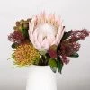 Blumenbund Protea King Mit Skimmie Und Kapgrün, Inkl. Gratis Grußkarte