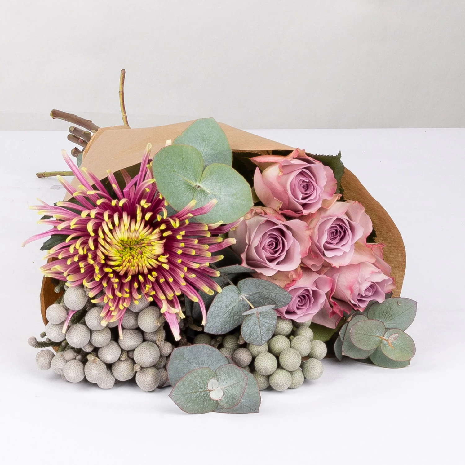 Blumenbund Rose 'Memory Lane' & Chrysantheme 'Baltazar', Inkl. Gratis Grußkarte 2 Blumenbund Rose 'Memory Lane' & Chrysantheme 'Baltazar', Inkl. Gratis Grußkarte – Bild 2