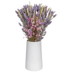 Rosa Trockenstrauß & Lila Glanzgras, 3er-Set, Länge Ca. 55 - 70 Cm -Gartenbedarf Verkäufe 1055300003 Trockenstrauss rosa Phalaris lila 1 83165