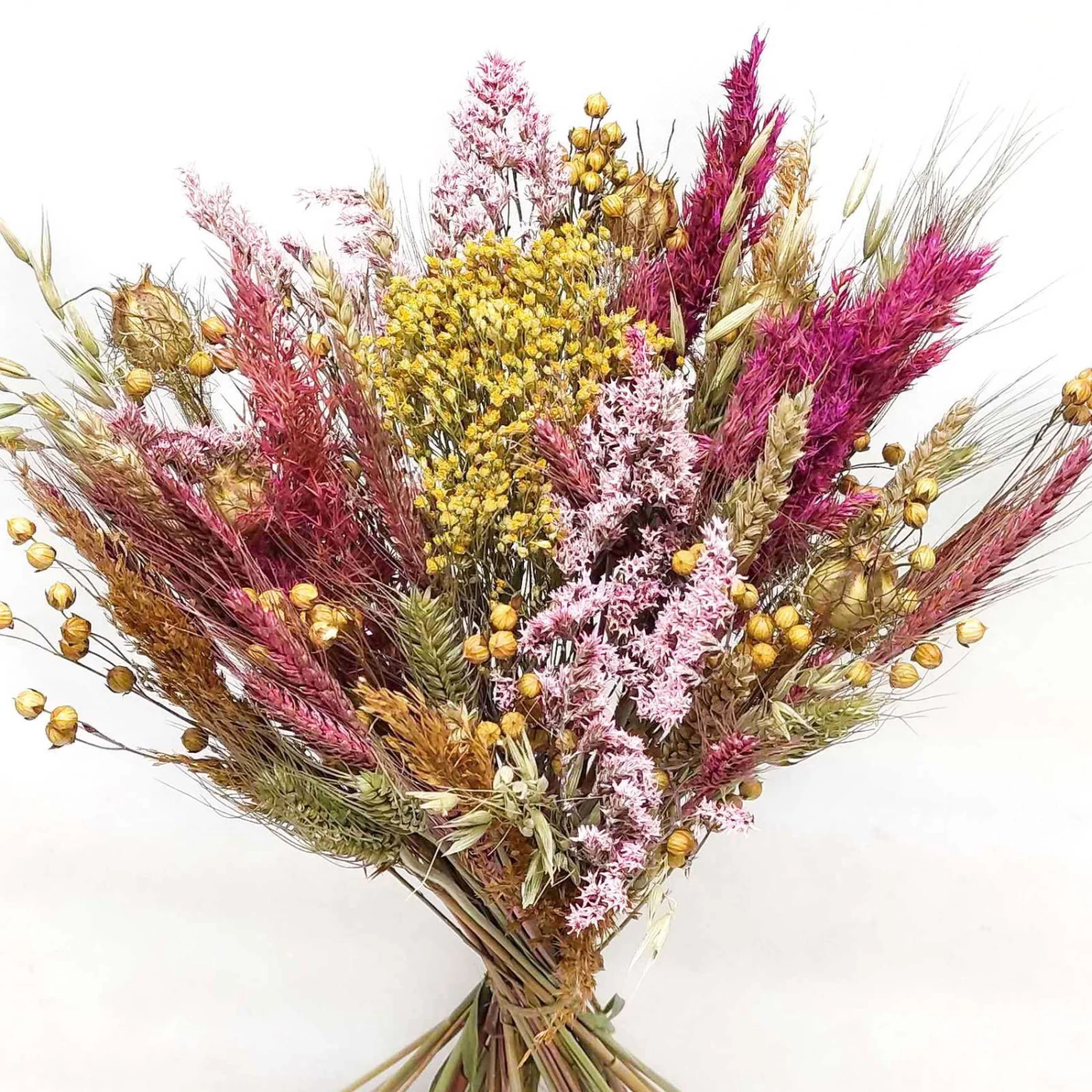 Trockenblumen DIY-Set, Natur-rosa, Länge Ca. 60 Cm 2 Trockenblumen DIY-Set, Natur-rosa, Länge Ca. 60 Cm – Bild 2