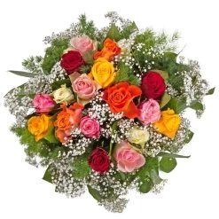 Blumenstrauß 'Liebesbotschaft' Inkl. Gratis Grußkarte -Gartenbedarf Verkäufe 1110600027 Liebesbotschaft D33cm 3 4831