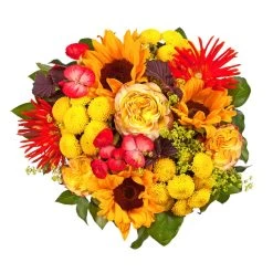 Blumenstrauß 'Sommerabend' Inkl. Gratis Grußkarte 7 Blumenstrauß 'Sommerabend' Inkl. Gratis Grußkarte -Gartenbedarf Verkäufe 1110600041 Sommer Orange D33cm 2 6660