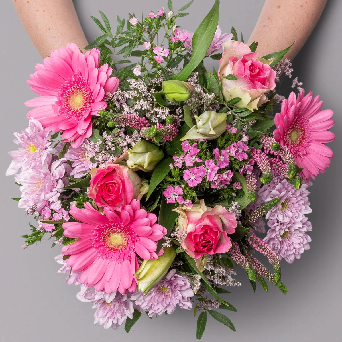 Blumenstrauß 'Firenze', Rosa, Inkl. Gratis Grußkarte 1 Blumenstrauß 'Firenze', Rosa, Inkl. Gratis Grußkarte