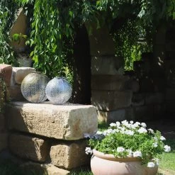 Kölle Solarlaterne Jumbo Damast, Silber Matt, Höhe 32 Cm, Ø 30 Cm -Gartenbedarf Verkäufe 2950100471 2950100470 Damast 1 113716 1