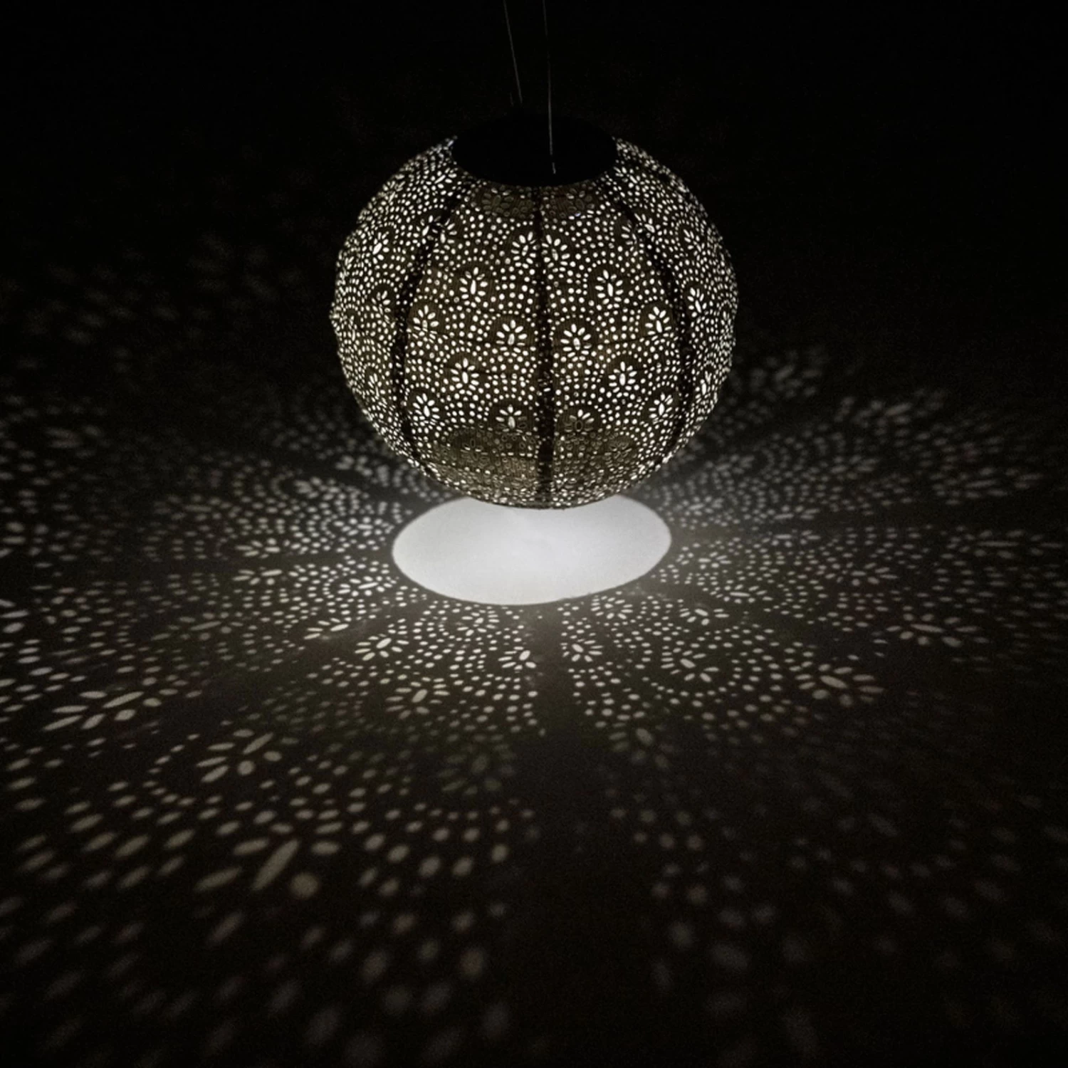 Solarlaterne 'Round 20', Grün, Ø 20 X 18 Cm 2 Solarlaterne 'Round 20', Grün, Ø 20 X 18 Cm – Bild 2