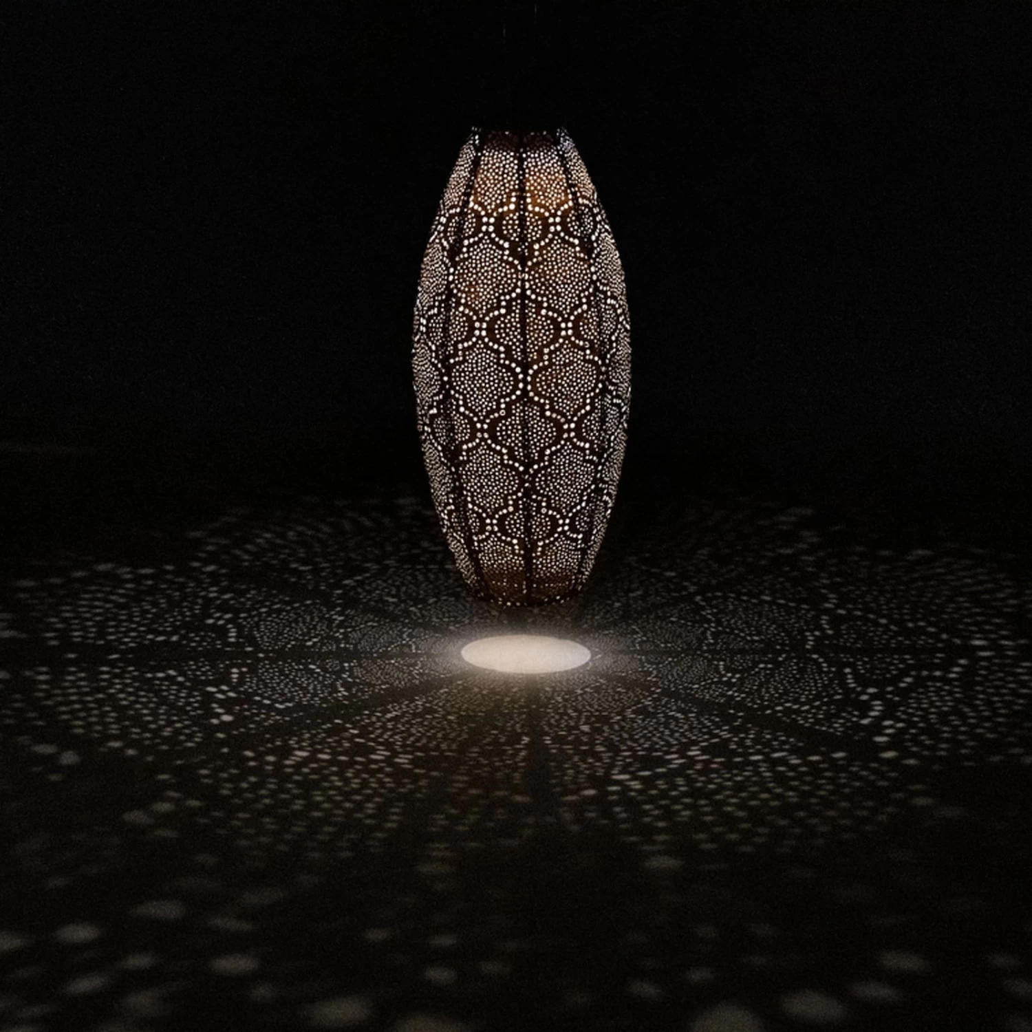 Solarlaterne 'Long Oval 20', Kupfer, Ø 20 X 45 Cm 3 Solarlaterne 'Long Oval 20', Kupfer, Ø 20 X 45 Cm – Bild 3