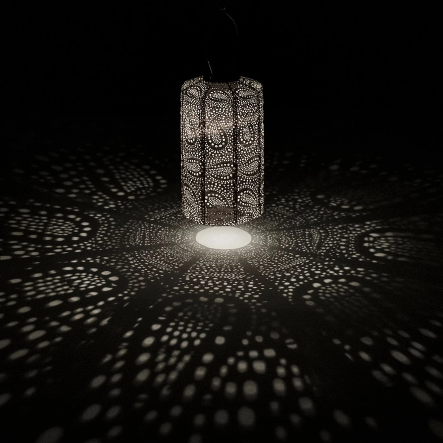 Solarlaterne 'Cylinder 18', Pink, Ø 18 X 33 Cm 4 Solarlaterne 'Cylinder 18', Pink, Ø 18 X 33 Cm – Bild 4